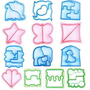 DIY 3D Gâteau Outils Différentes Forme Croûte Pain Cutter Moule De Qualité Alimentaire En Plastique Sandwich Cutters pour Enfants - Product Image 5