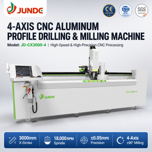 Machine de fraisage et de perçage CNC JUNDE 9KW avec moteur de broche, changeur d'outils automatique intelligent, haute précision, répétabilité de 0,08 mm - Product Image 1