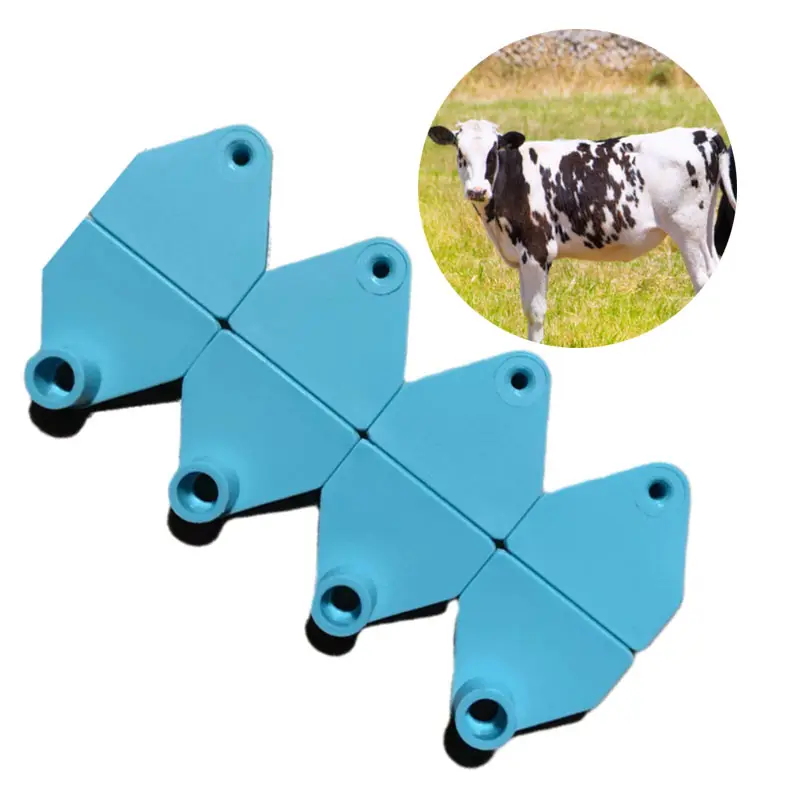 Novo modelo de etiqueta de orelha em TPU para gado ovelha, cabra ou porco com número de série impresso a laser ou logotipo do nome