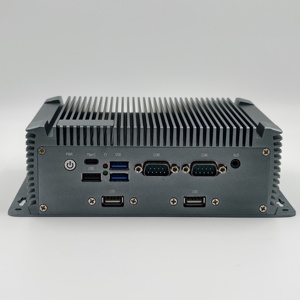 Không Quạt Công Nghiệp Mini PC j6412 Quad Core Intel Celeron 7usb 4LAN Barebone máy tính RJ45 Com M.2 NVMe Nic máy tính công nghiệp - Product Image 4