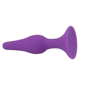 Plug Anal à forte aspiration ensemble 4 tailles Silicone violet godemichet Anal jouet sexuel Anal - Product Image 6