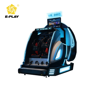 Simulador de <span class=keywords><strong>Cine</strong></span> VR 9D para Interiores E-Play CE FCC, Juego de Montaña Rusa 360, Equipo de Juego VR para 2 Jugadores para Centro de Entretenimiento - Product Image 2