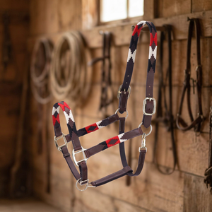 Harnais de cheval en cuir de qualité supérieure, réglable, pour l'entraînement, l'équitation, la manipulation et l'utilisation équestre - Product Image 3