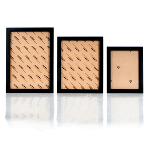 Nature Wooden Handmade Classic European Style <strong>A4</strong> Photo <strong>Frame</strong> <strong>with</strong> UV Printing Black White &amp; Coffee Wood Color Options Wall <strong>Mount</strong> - Product Image 4