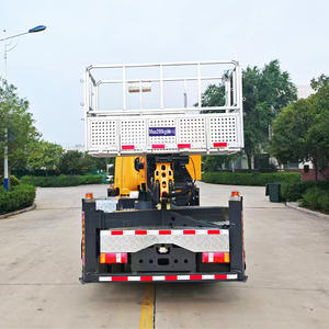 شاحنة عمل جوي صينية مزودة برافعة هيدروليكية تلسكوبية متحركة على هيكل هومان بارتفاع 32 متر - Product Image 4