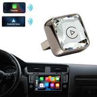 Adaptateur CarPlay Android Auto filaire vers sans fil 2-en-1, adaptateur USB CarPlay, clé USB à brancher pour 98% des voitures équipées de CarPlay filaire