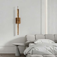 Applique murale moderne en laiton avec abat-jour en cristal LED doré de luxe, lumière chaude 3000K pour salon, chambre et hôtel