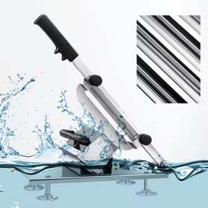 Cortador Manual de Carne de Acero Inoxidable para Carne Congelada, Jamón, Res, Hierbas y Verduras - Rebanador Manual de Alimentos - Product Image 5