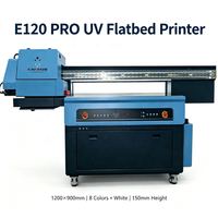 Mesin Inkjet Digital Spot UV Printer E120 PRO 120x90cm dengan Efek Emboss 3D & Gloss