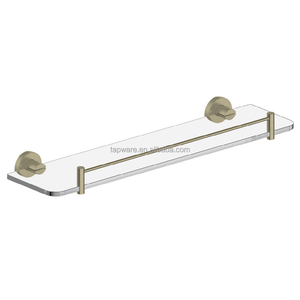 Watersino đôi khăn giá phong cách tối giản đánh bóng/chải vàng khăn giá cho căn hộ - Product Image 4