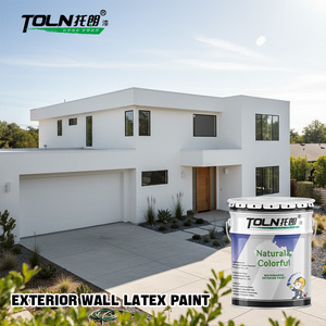 <span class=keywords><strong>Peinture</strong></span> Émulsion Acrylique Latex Écologique pour Murs Extérieurs Lavable, Revêtement Acrylique Blanc pour Bâtiments, Vente en Gros - Product Image 1