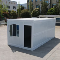 Maison conteneur pliable de 40 pieds - Bâtiment de bureau préfabriqué portable, école, centre commercial, design moderne, installation rapide, ISO9001