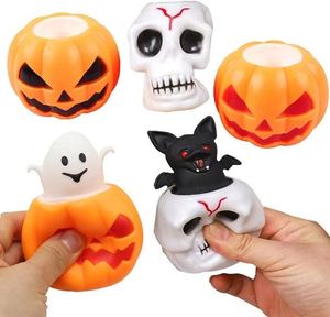 Juguetes Antiestrés Divertidos de TPR con Forma de Calabaza para Niños y Adultos, Novedad de Halloween, Venta al por Mayor - Product Image 1