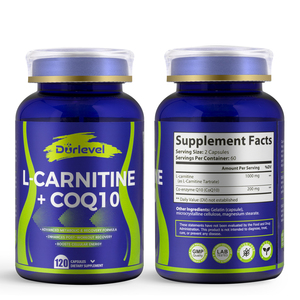 L-<span class=keywords><strong>carnitina</strong></span> capsule con COQ10 per il benessere quotidiano olistico e il supporto energetico naturale 120 la bottiglia di conteggio - Product Image 1