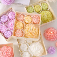 Coffret Cadeau Bougie Parfumée Fleur de Pivoine – Cadeau Saint-Valentin, Anniversaire – Exclusivité Transfrontalière, Dropshipping, Étiquetage