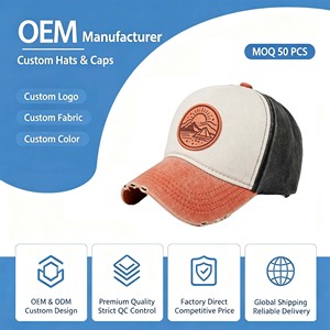 Washed Cotton Ripped Baseball Vintage Denim Soft <b>Top</b> Dad Hat <b>Distressed</b> Sun Protection Wash Faded Peaked Cap - Product Image 1
