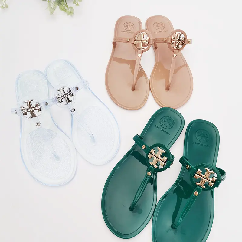 Flip Flops Shoes Jelly Flip Flops Factory Direct Sell Cheap Comfy Brand Jelly PVC Wholesale for Women Customized Logo OEM Rubber