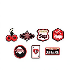 Broche creativo pop-up de ídolos de KPOP ARIRANG, JUNGKOOK, J-HOPE, SUGA, RM, <span class=keywords><strong>JIN</strong></span>, JIMIN, V, de acrílico, para diario, clip, bolso, ropa, decoración - Product Image 1