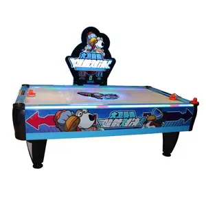 Coin operated adult table hockey game machine indoor multi-ball automatic ticket dispensing power combat hockey for sale