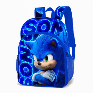 Conjunto de <span class=keywords><strong>mochila</strong></span> <span class=keywords><strong>escolar</strong></span> con diseño de dibujos animados personalizado, estuche de lápices con cremallera de tres piezas transfronterizo a la moda, poliéster impermeable - Product Image 3