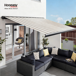 Hooeasy BSCI認証工場製 アルミ製電動格納式オーニング 屋外折りたたみアーム フルカセットオーニング - Product Image 3