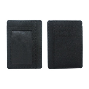 Porte-cartes fin pliable Boshiho en cuir végétalien recyclé fait main, portefeuille écologique – Nouvelle collection à succès - Product Image 3