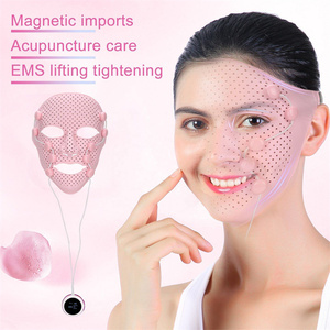 Maschera Facciale 3D in Silicone per Lifting e Snellimento del Viso, Massaggiatore con Magneti, Maschera per Trattamenti SPA Facciali - Product Image 2