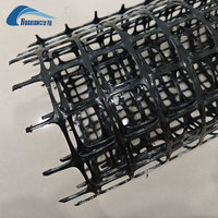 Géogrille en plastique à module élevé pour les projets de sous-drainage ferroviaire et d'ingénierie civile