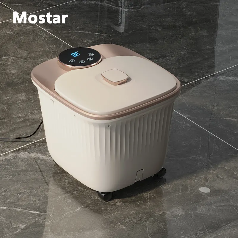 Mostar Massageador aquecido portátil multifuncional para pés Shiatsu infravermelho massageador spa