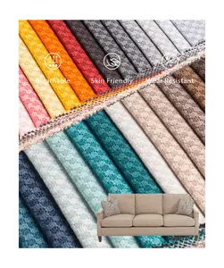 2023 New Collection Hot Sale Linen Look Linen Feel Home Textile Sofa Cover Fabric