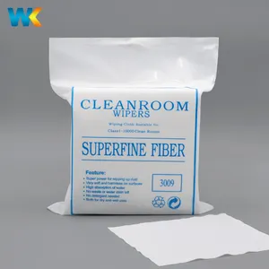 Kain pembersih Microfiber bebas serat poliester lap kamar bersih 3009 penyeka bersih