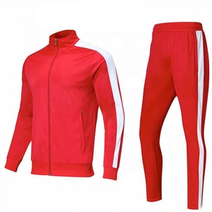 Chándal de fútbol ajustado para hombre, chándal deportivo liso, negro, venta al por mayor, último diseño, 2021 - Product Image 4