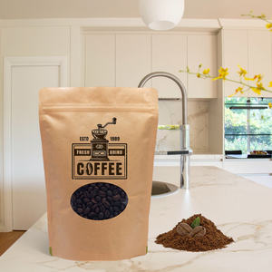 กระเป๋าใส่กาแฟแบบมีซิปพื้นแบนสำหรับใส่อาหารเกรดสัตว์เลี้ยง /vmpet /pe - Product Image 6