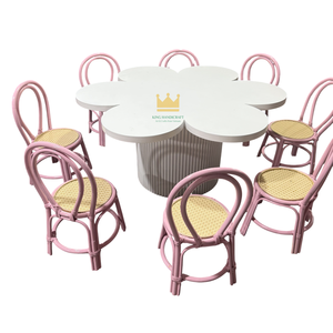 Sillas de Mimbre Hechas a Mano para Fiestas Infantiles, Muebles para Eventos Infantiles de Mimbre Natural, Diseño Ligero y Duradero, Venta al Por Mayor - Product Image 6