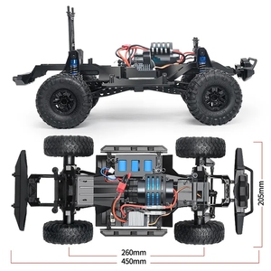 Voiture RC puissante échelle 1:10 <span class=keywords><strong>4x4</strong></span> ROCK CRAWLER TRUCK RC CAR CRAWLER avec 4WD - Product Image 3