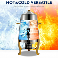 Équipement de buffet d'hôtel, distributeur de jus, machine à café, urne à café en acier inoxydable pour la restauration, urne à café à vendre