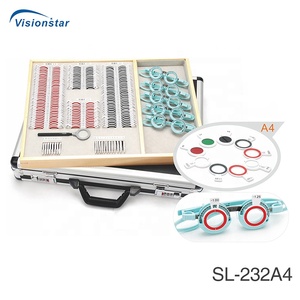 Juego de Lentes de Prueba con Montura de Plástico para Examen de la Vista, Instrumento de Optometría de Fábrica SL-232 - Product Image 5
