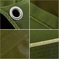 Bâche imperméable pour extérieur, voile d'ombrage rectangulaire en toile de polyester, protection UV, épaissie, double couture, pour ombrage