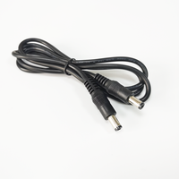 Rallonges de câble d'alimentation cc personnalisées de 1M 5.5x2.1mm mâle à mâle connecteur CCTV 12V DC5521 5525 câble d'extension