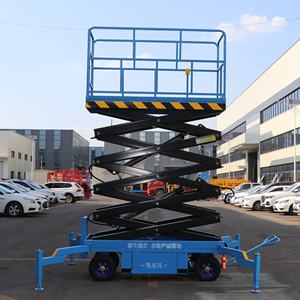 12m 320kg積載量 ディーゼル式足場油圧シザープラットフォーム価格 - Product Image 3