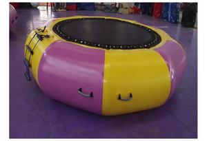 Precio barato flamenco trampolines de agua deportes flotantes inflable parque acuático trampolín inflable flamenco trampolín de agua de mar - Product Image 4
