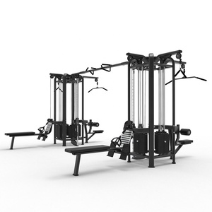 <span class=keywords><strong>Station</strong></span> d'entraînement fonctionnel multi-stations pour salle de sport commerciale, avec poulies croisées haute et basse, en acier, pour <span class=keywords><strong>musculation</strong></span>, marque Sunshine, durable - Product Image 1