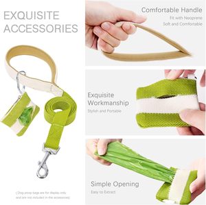 2023 Luxury Premium Coated Macaron <b>Light</b> Yellow Waterproof <b>Dog</b> Training Collar H-strap Harness Adjustable Polyester PVC <b>Dog</b> - Product Image 3