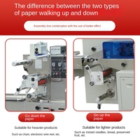 Machine à coussinets multifonctionnelle entièrement automatique Baiwang pour sceller, couper et remplir les sacs/pochettes/films pour produits alimentaires, haute précision