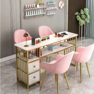 Suministros Modernos para Salón de Uñas, Muebles para Salón de Manicura, Estación de Belleza para Uñas, Decoración de Tienda, Vitrina - Product Image 4