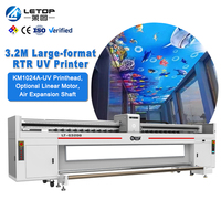 Impresora UV Digital Multifuncional LETOP 3.2M para Vinilo de Gran Formato y Otros Materiales, Impresora de Inyección de Tinta de Gran Formato