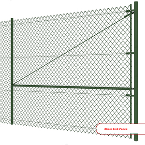 Panneaux de clôture en treillis métallique galvanisé de 1,80 m de haut pour <span class=keywords><strong>allée</strong></span> de villa extérieure avec service d'installation vidéo - Product Image 4