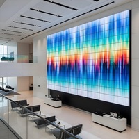 Mur vidéo LED P1.8 intérieur Ultra HD à épissure sans soudure, haute luminosité pour salles de conférence, bureaux, halls d'accueil, centres commerciaux, banques, aéroports