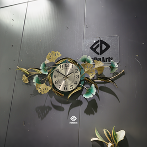 Reloj de Pared de Metal con Decoración de Flores Grandes de 88X39CM, Reloj 3D de Lujo para Sala de Estar, Decoración del Hogar, Artículos de Primavera para Hotel, Dropshipping DDP WEEE - Product Image 6