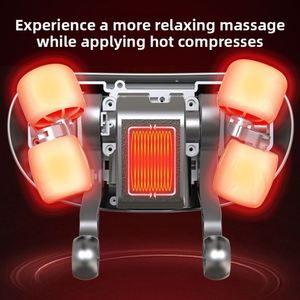 Coussin de massage transfrontalier best-seller, masseur double usage pour le cou, le dos et les lombaires, fonction musicale pour la colonne cervicale - Product Image 3